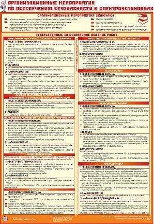 Перечень работ выполняемых по наряду допуску в электроустановках образец