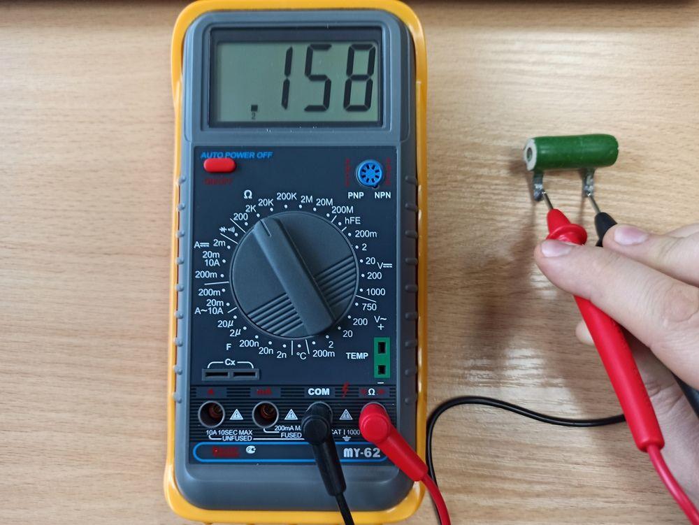 Как проверить резистор мультиметром на исправность?