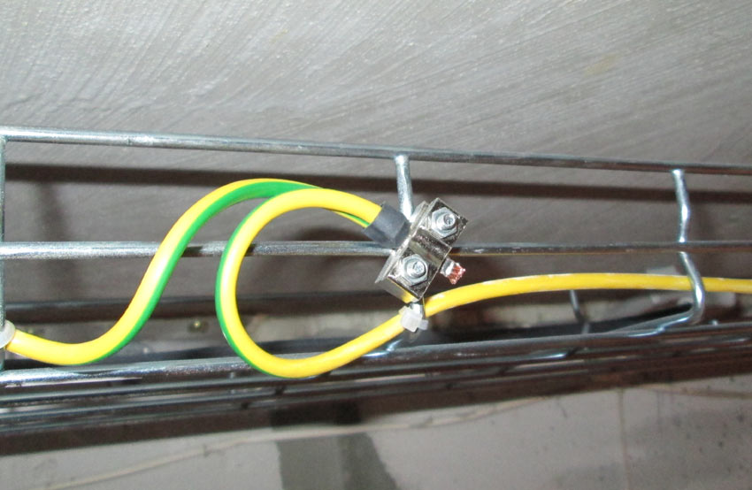 Технология заземления кабельных лотков