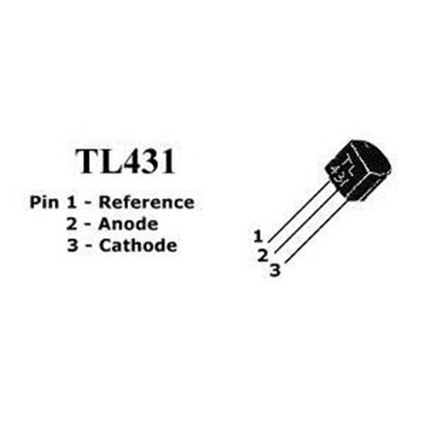 Tl431 схема включения, tl431 цоколевка
