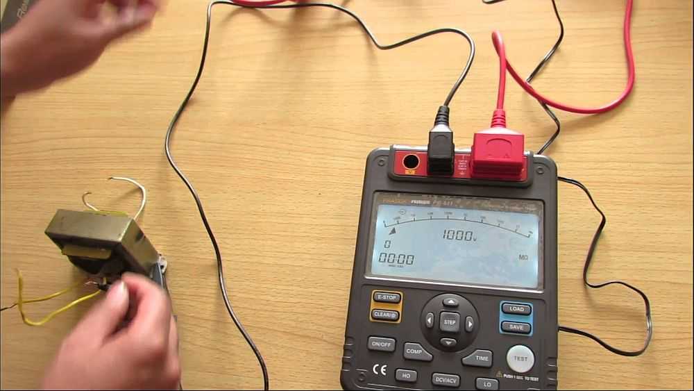 Нормальное сопротивление обмотки электродвигателя. как проверить изоляцию кабеля мегаомметром