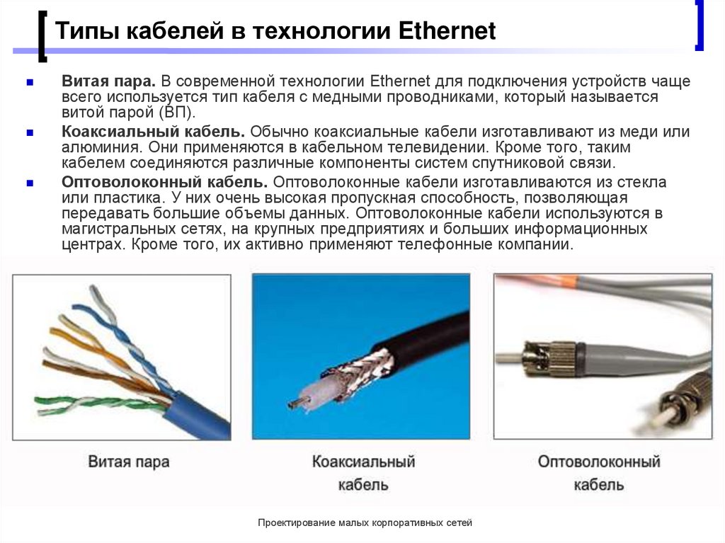 Выбираем кабели и разъемы для компьютерных сетей и телефонии