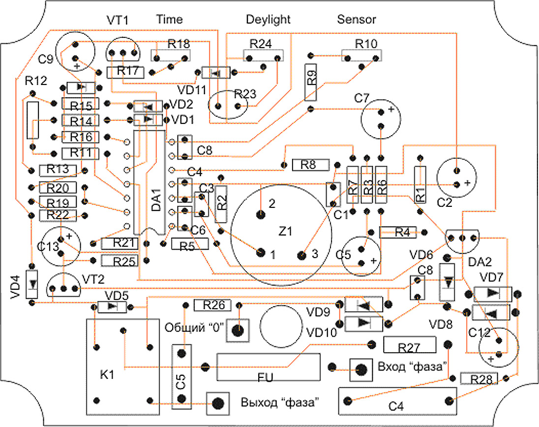 Lm324n схема включения в датчике движения